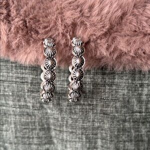 Elegant Silver Hoop Earrings